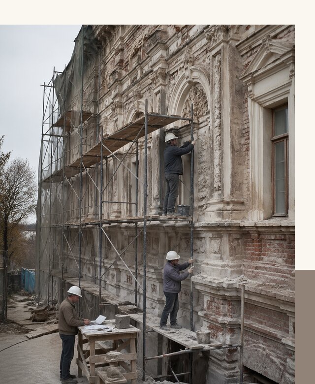 Реставрация объектов культурного наследия под ключ в Верхней Пышме