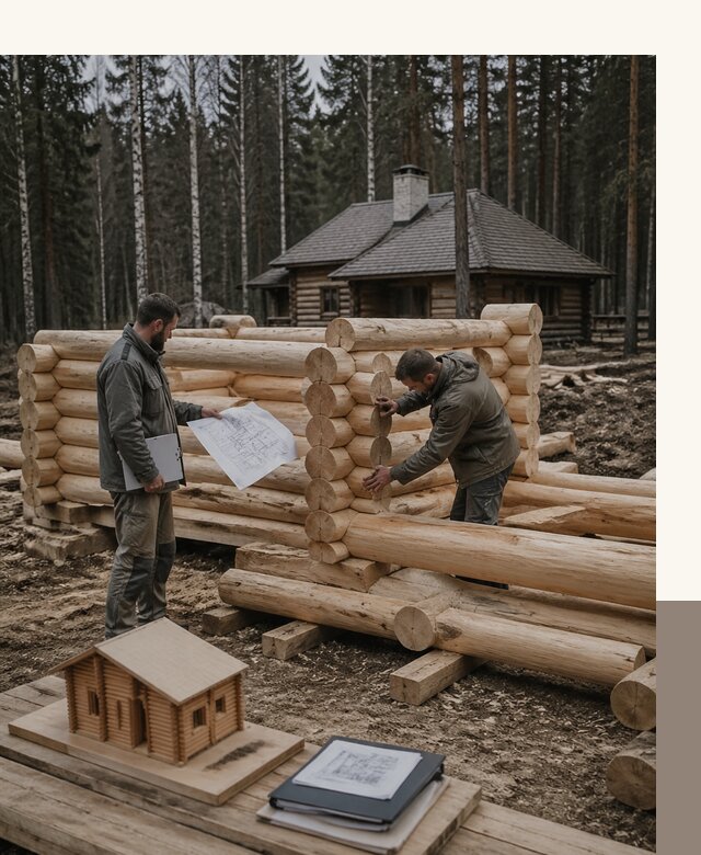 Проектирование и строительство домов из бревна в Верхней Пышме